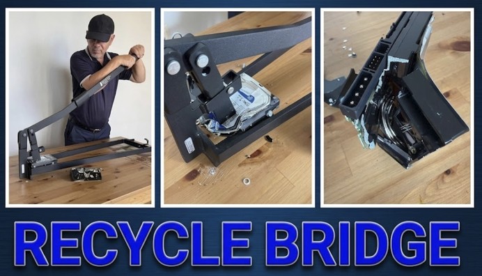 Professional on-site hard drive shredding and physical data destruction in Toronto